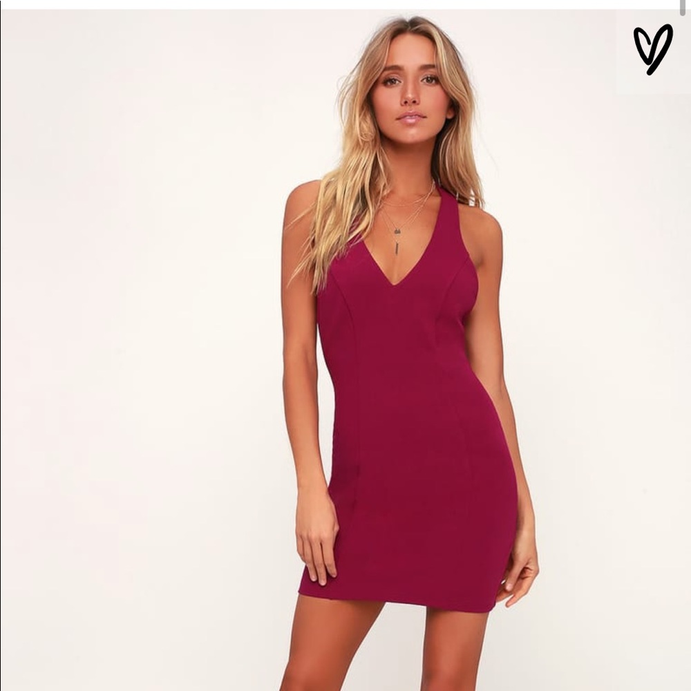 Lulus magenta dress